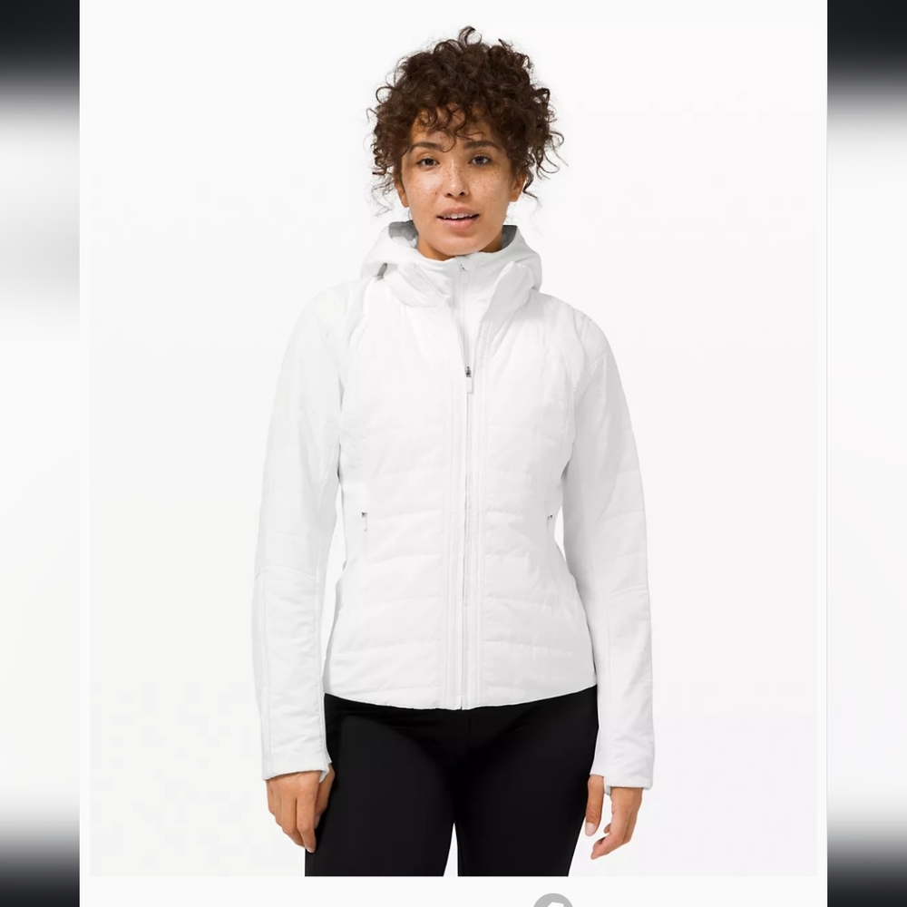 Lululemon Another Mile Jacket - White - Size 6